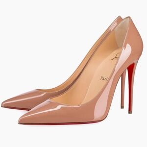 Christian Louboutin Kate 100 Blush Patent